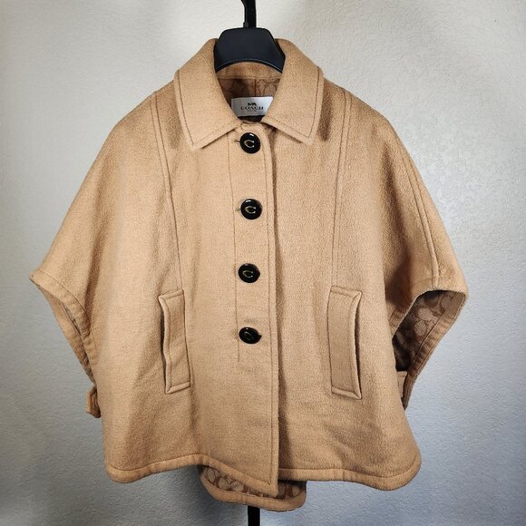 COACH Wool Cape